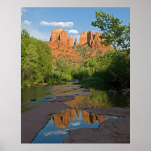 Affiches Croisement rouge de roche dans Sedona 4160