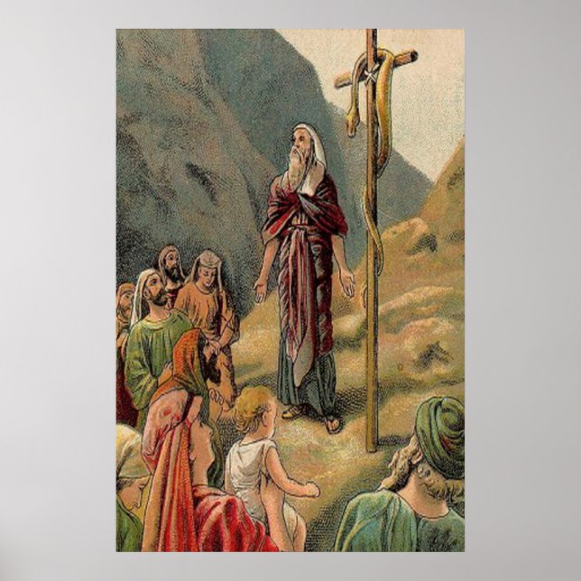 Affiches croiser avec un serpent mort (Devant)