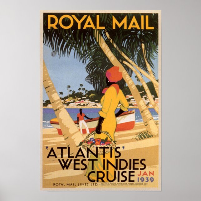 Affiches Croisière Atlantis West Indies (Devant)