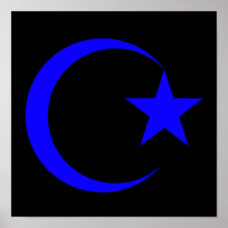 Affiches Croissant bleu et étoile.png