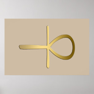 Affiches Croix Ankh symbole égyptien