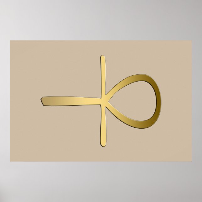 Affiches Croix Ankh symbole égyptien (Devant)