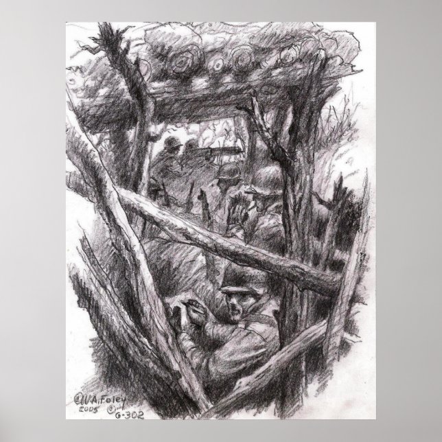 Affiches Croquis Artiste Rifleman (Devant)