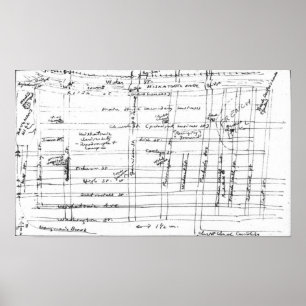 Affiches Croquis Lovecraft d'Arkham