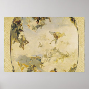 Affiches Croquis pour l'apothéose de la famille Pisani