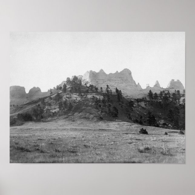 Affiches Crow Butte près de Ft. Robinson (Devant)