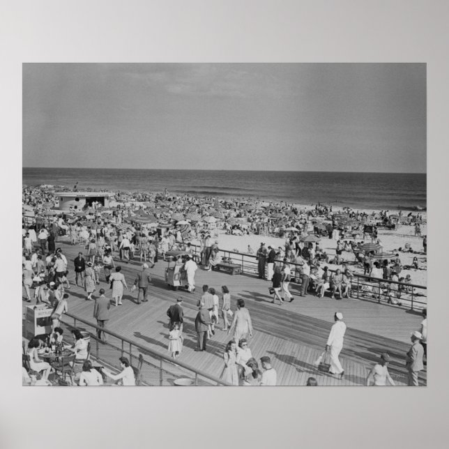 Affiches Crowd Beach (Devant)