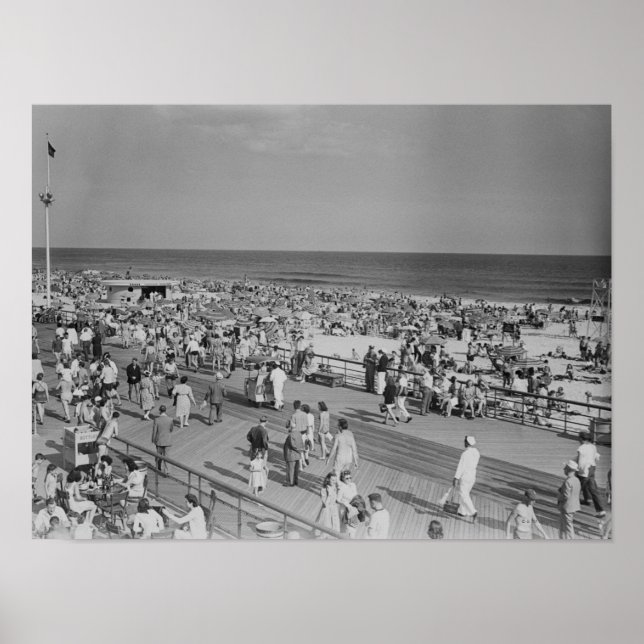 Affiches Crowd Beach (Devant)