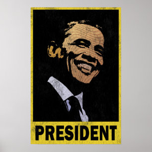 Affiches Cru du Président Barack Obama