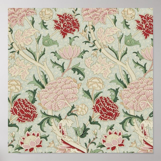 Affiches Cru floral de Pre-Raphaelite de William Morris (Devant)