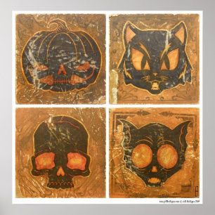 Affiches Cru Halloween d'automne