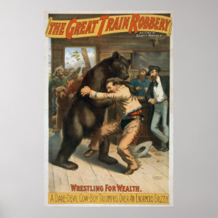 Affiches Cru le grand vol de train