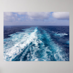 Affiches Cruise ship wake