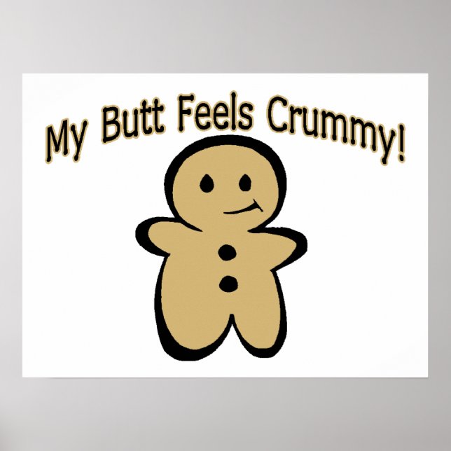 Affiches Crummy Butt Cookie Boy (Devant)