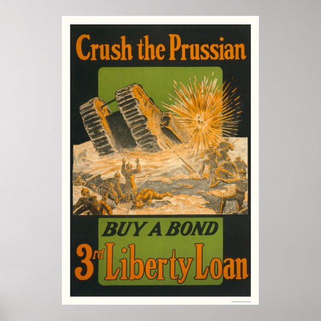 Affiches Crush the Prussian—Acheter une obligation—3e prêt  (Devant)