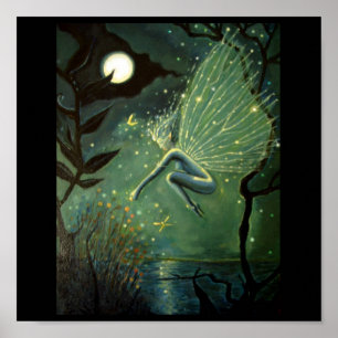 Affiches Crystal Water Sprite Fairy Print