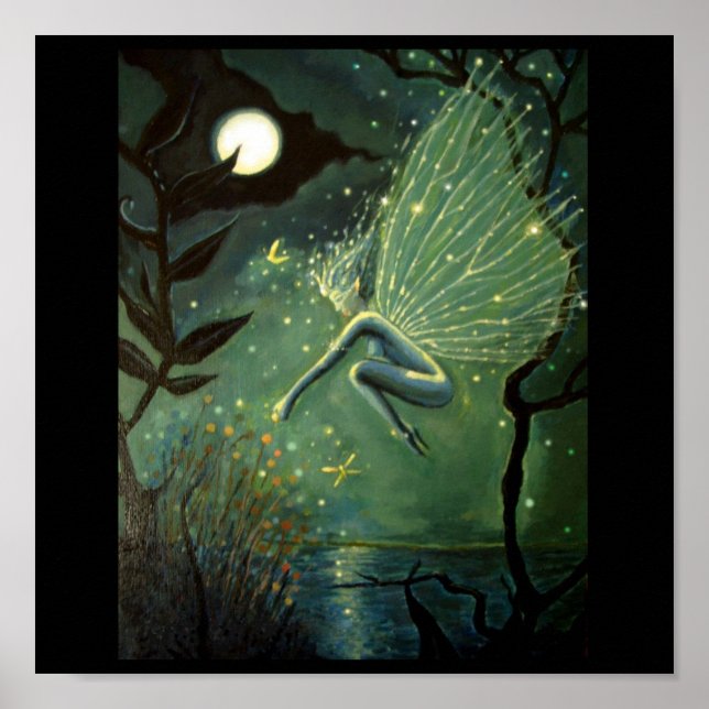Affiches Crystal Water Sprite Fairy Print (Devant)
