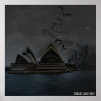 Cthulhu Dans L'Affiche De Sydney