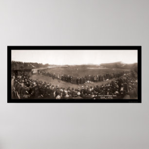 Affiches CUB contre la photo 1907 de base-ball de tigres