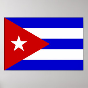 Affiches Cuba Flag