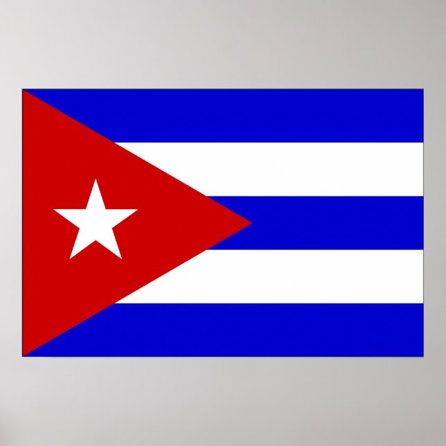 Affiches Cuba Flag (Devant)