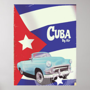 Affiches Cuba par avion