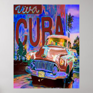 AFFICHES CUBAN BUICK
