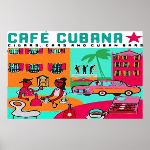 Affiches cubana de café