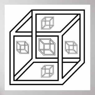 Affiches Cube en Impossilbe