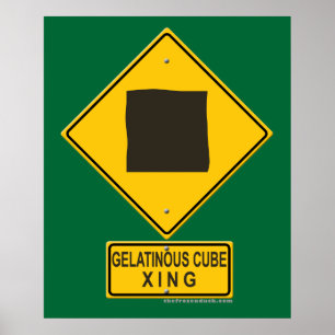 Affiches Cube gélatineux XING