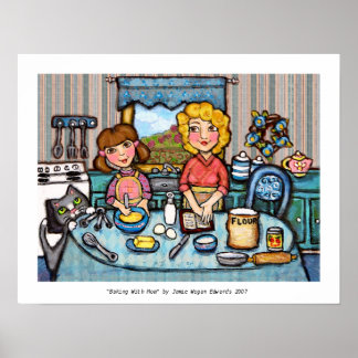 Affiches Cuire avec maman