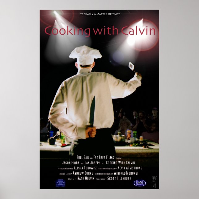 Affiches Cuisine avec Calvin (Devant)