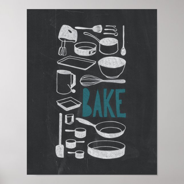 Affiches Cuisine - Chalkboard Art (Devant)