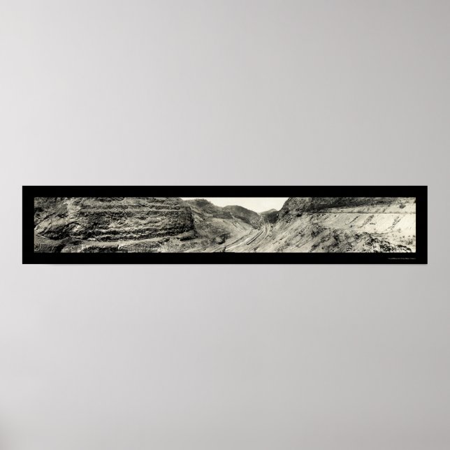 Affiches Culebra Cut Panama Photo 1913 (Devant)