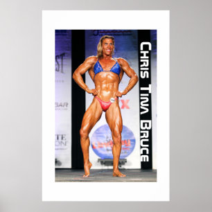 Affiches Culturiste Chris Tina Bruce de transsexuel