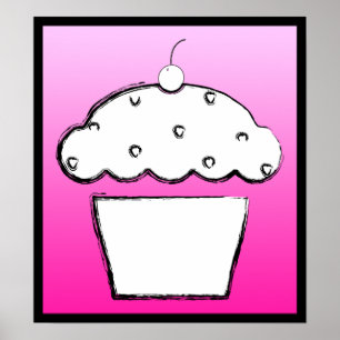 Affiches cupcake