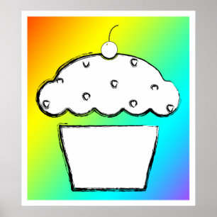 Affiches cupcake