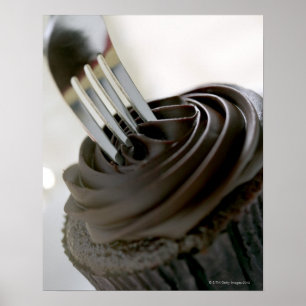 Affiches cupcake au chocolat