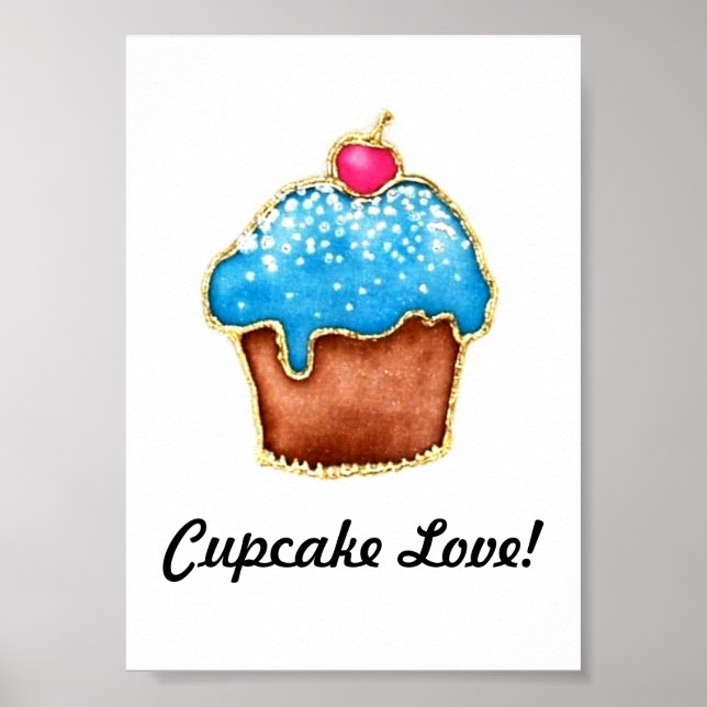 Affiches Cupcake Love (Devant)