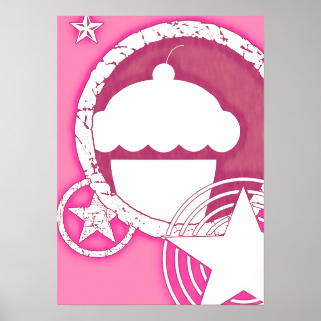 Affiches cupcake punk (Devant)