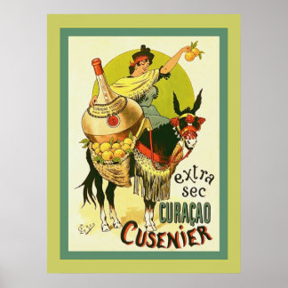Affiches Curaçao Cusenier ~ Publicité Vintage