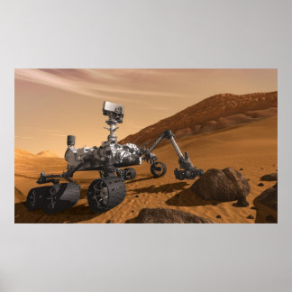 Affiches Curiosity : Le Rover de Mars