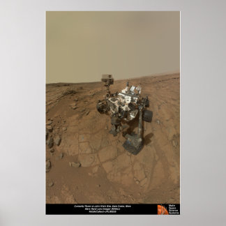 Affiches Curiosity Rover sur le site John Klein