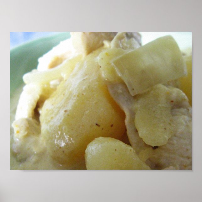 Affiches Curry Jaune Thaïlandais [แ ก ง ก ะ ห รี่] .. Alime (Devant)