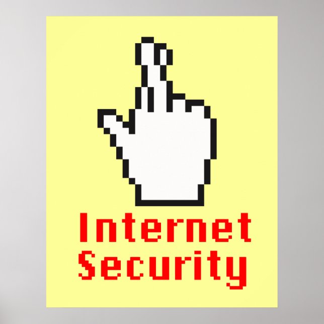 Affiches Curseur de doigts croisés (Devant)