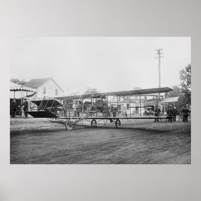 Affiches Curtiss-Herring Flying Machine, début 1900 (Devant)