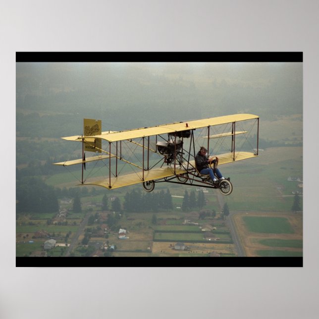 Affiches Curtiss, Réplique Pusher, 1947_Classic Aviation (Devant)