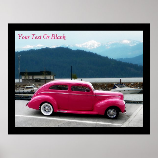 Affiches Custom 1940 Famous American Make Sedan (Devant)