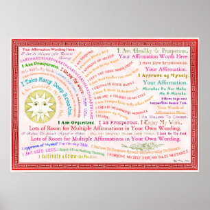 Affiches Customisez cette affirmation de lever de soleil