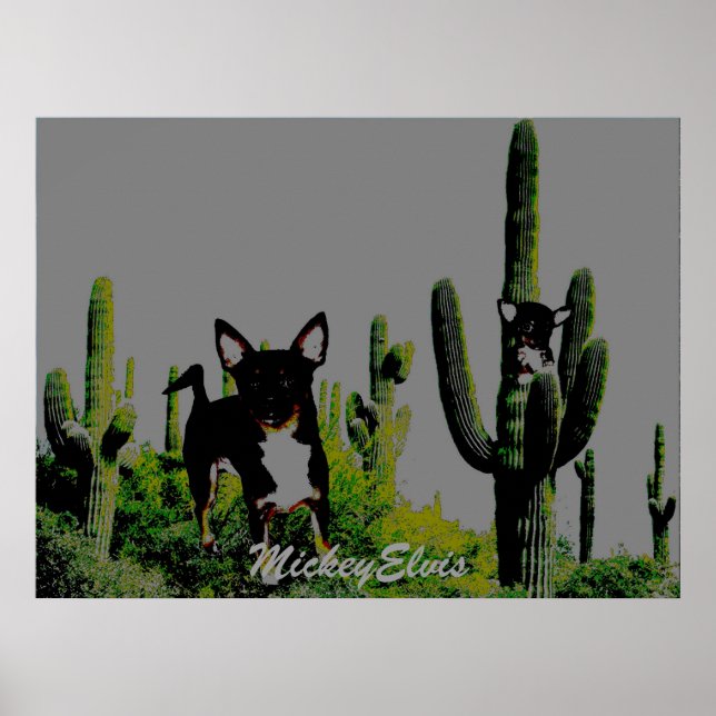 Affiches Cute MickeyElvis (Devant)